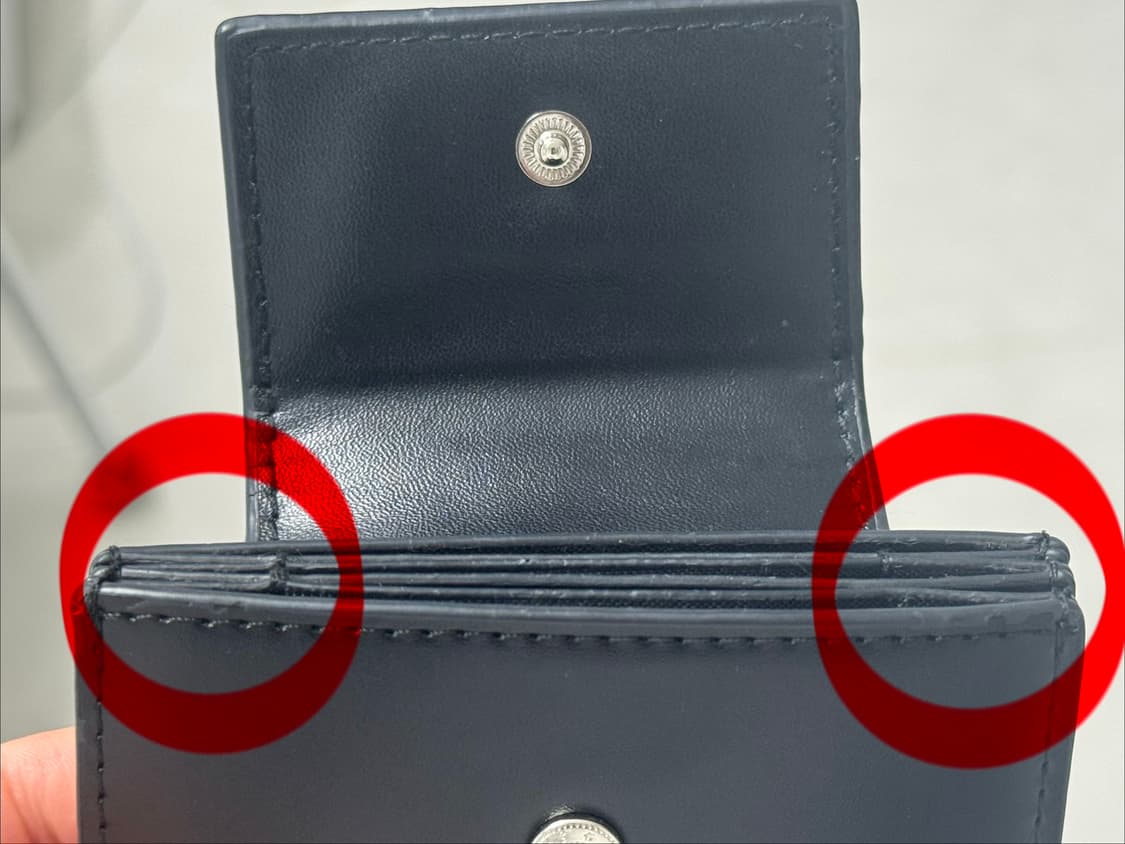 X-girl 라인스톤 라벨 카드 케이스 지갑 상품이미지5