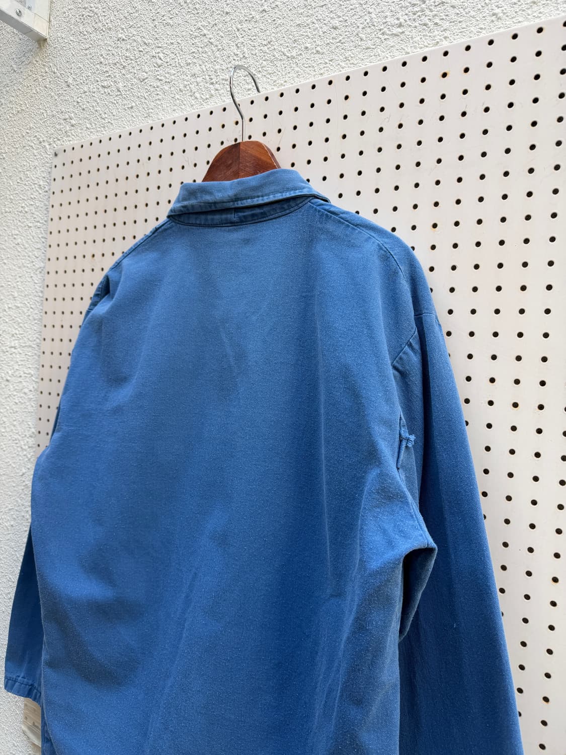 OLD VINTAGE WASHED BLUE FRENCH 프렌치워크자켓 상품이미지10