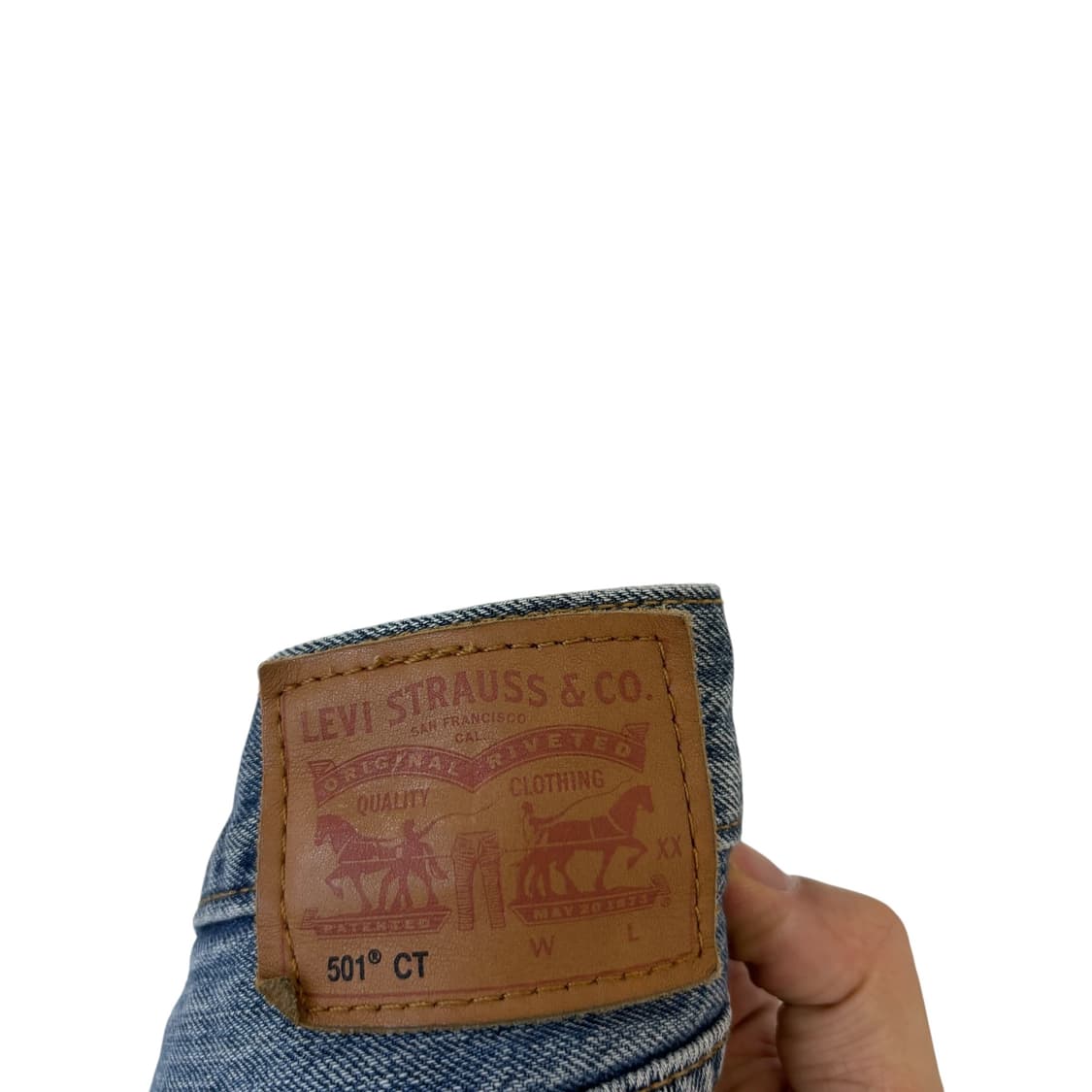 리바이스 501ct 디스트로이드 진 26(28) 상품이미지4