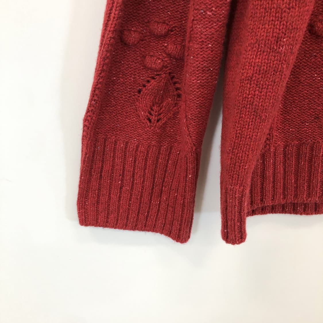 써스데이아일랜드 케이블 변형 니트가디건 M 상품이미지2