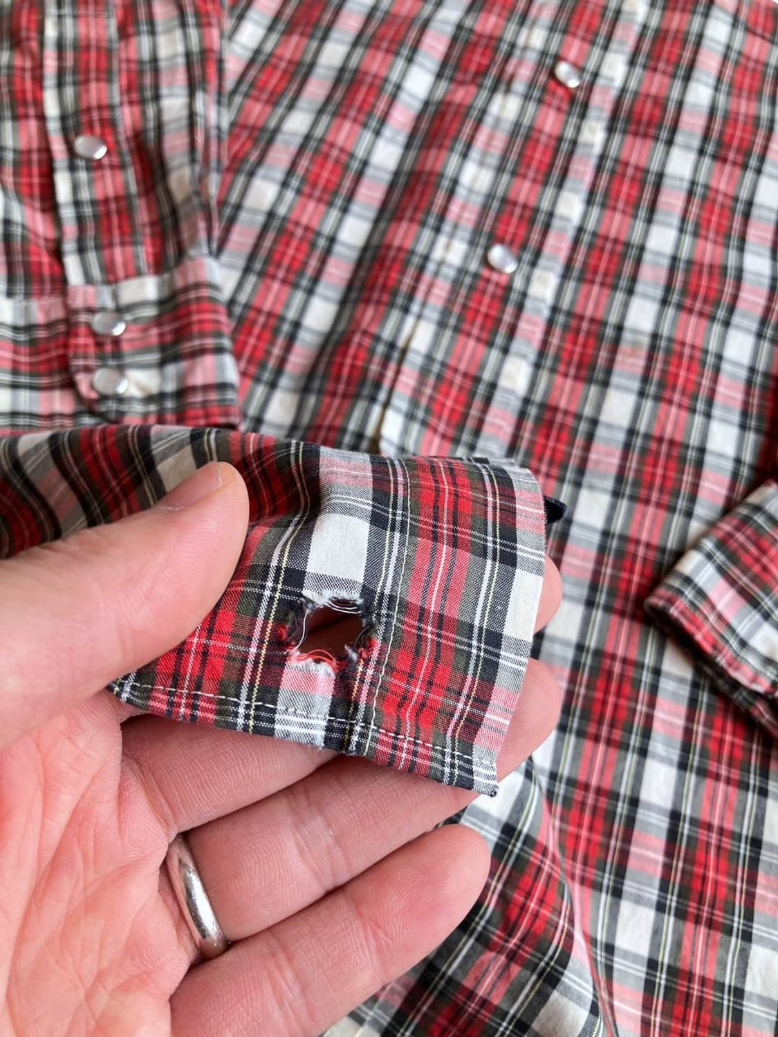 Tommy Hilfiger check western shirts 상품이미지5