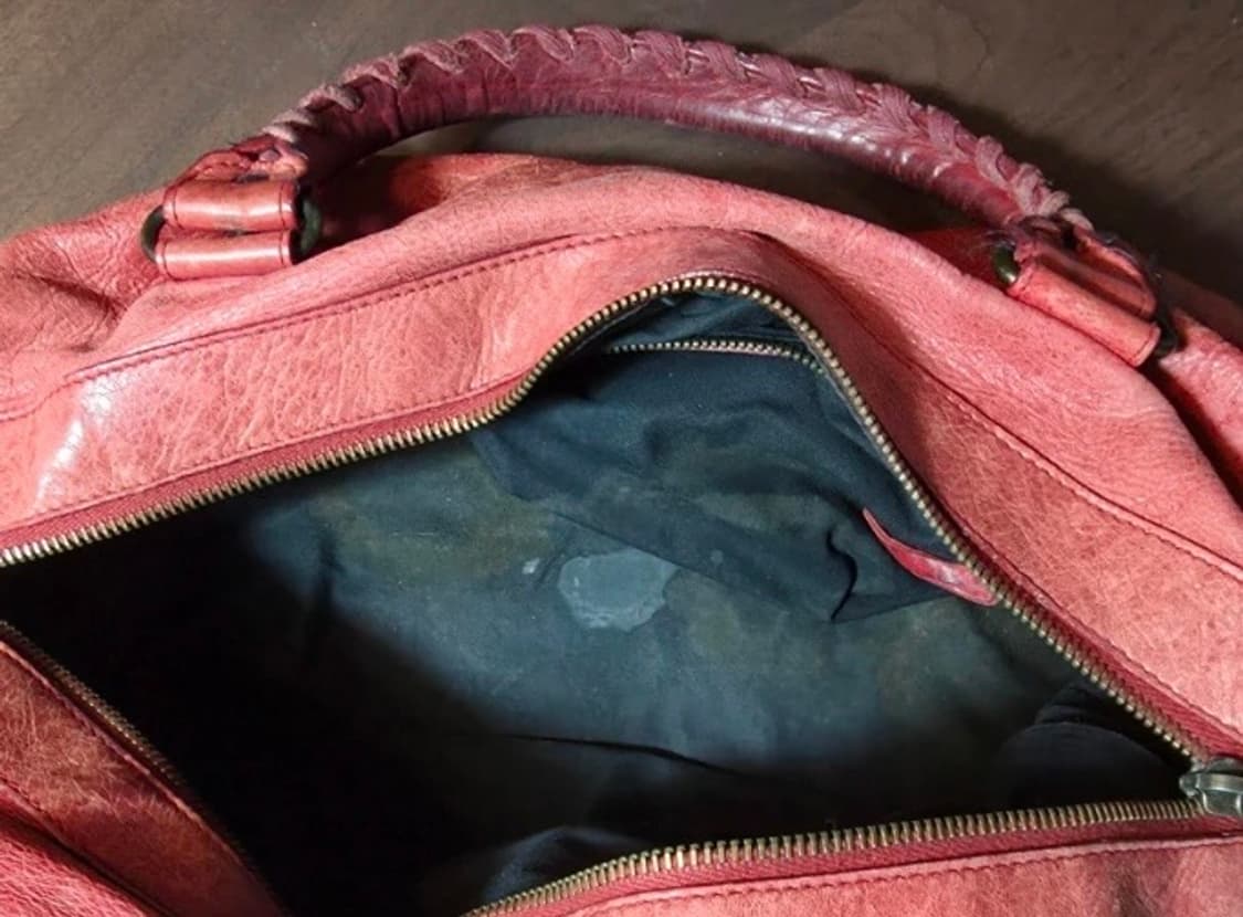 급처)발렌시아가 모터백 레드 상품이미지5