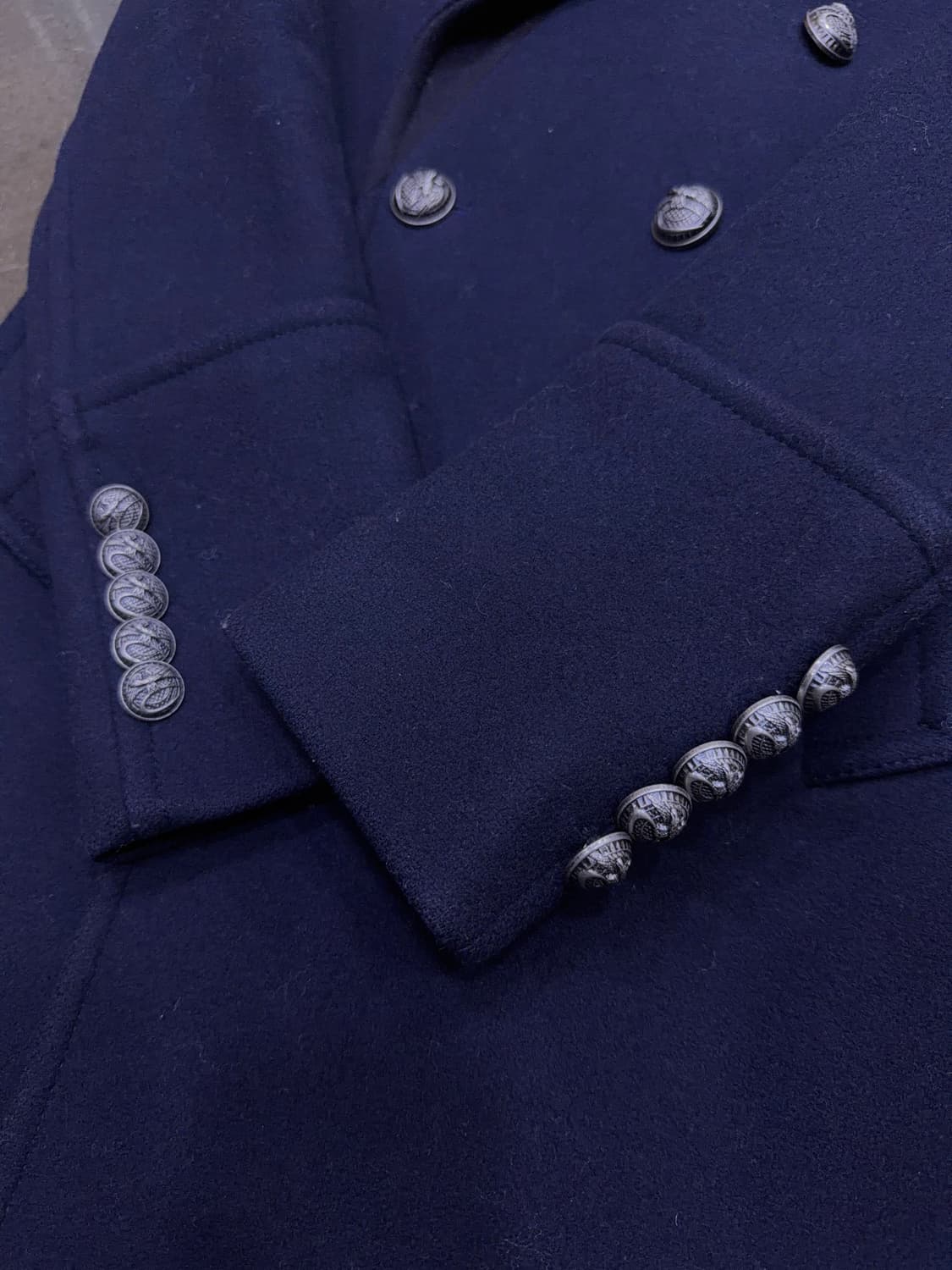 시스템옴므 울 캐시미어 이태리 더블 블레스트 코트 자켓 95 상품이미지6