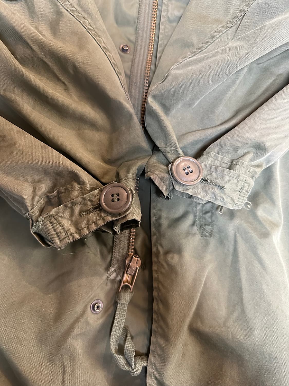 오리지날 m65 피쉬테일 개파카 외피 내피 미디움 상품이미지9