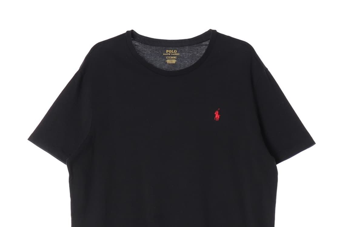 폴로 랄프로렌 레드 포니 블랙 반팔 티셔츠 L 상품이미지3