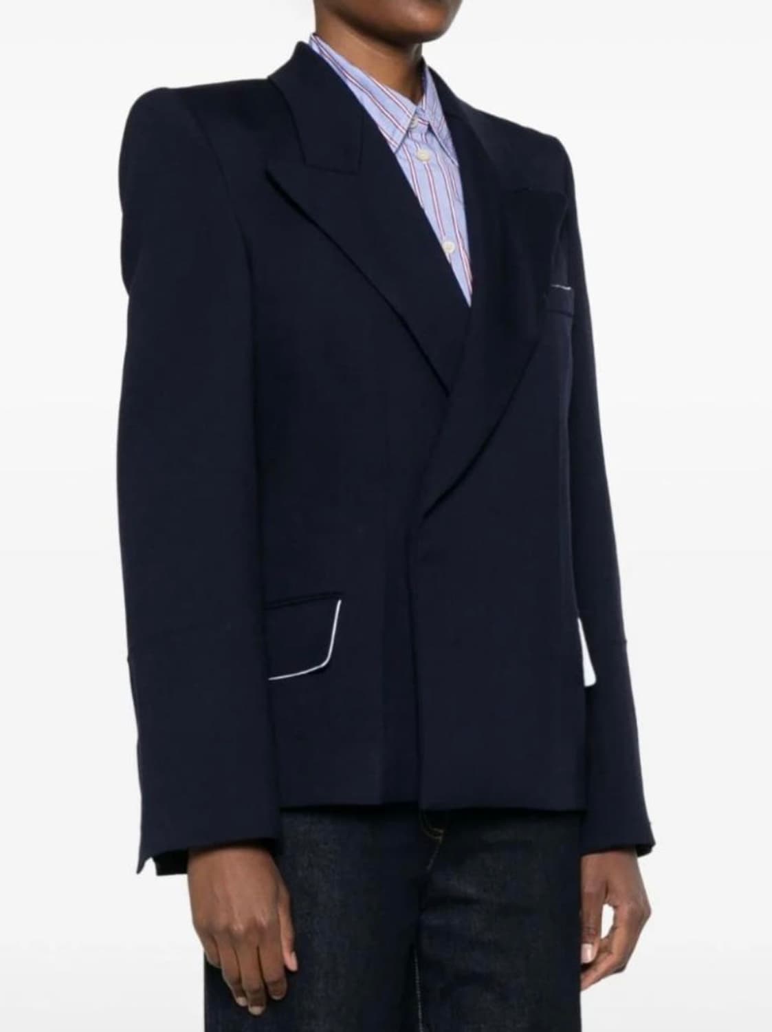 빅토리아베컴 네이비 블레이저 자켓 6사이즈 새상품 상품이미지3