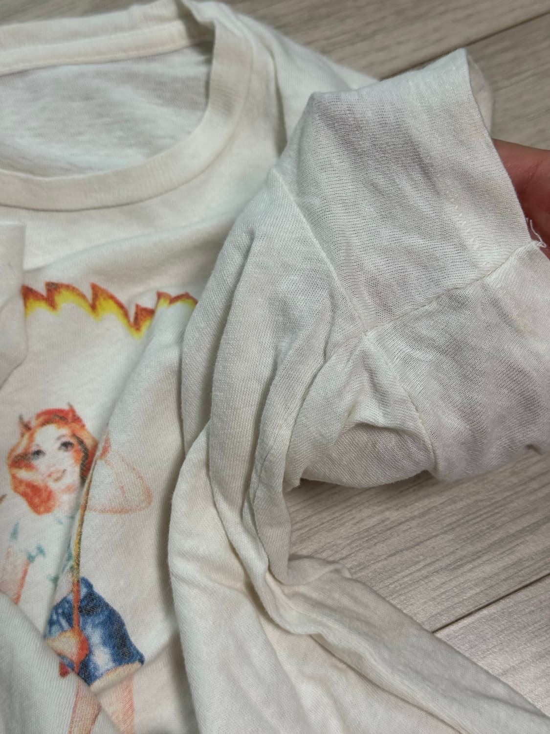 리던 데빌걸스 빈티지 티셔츠 상품이미지5