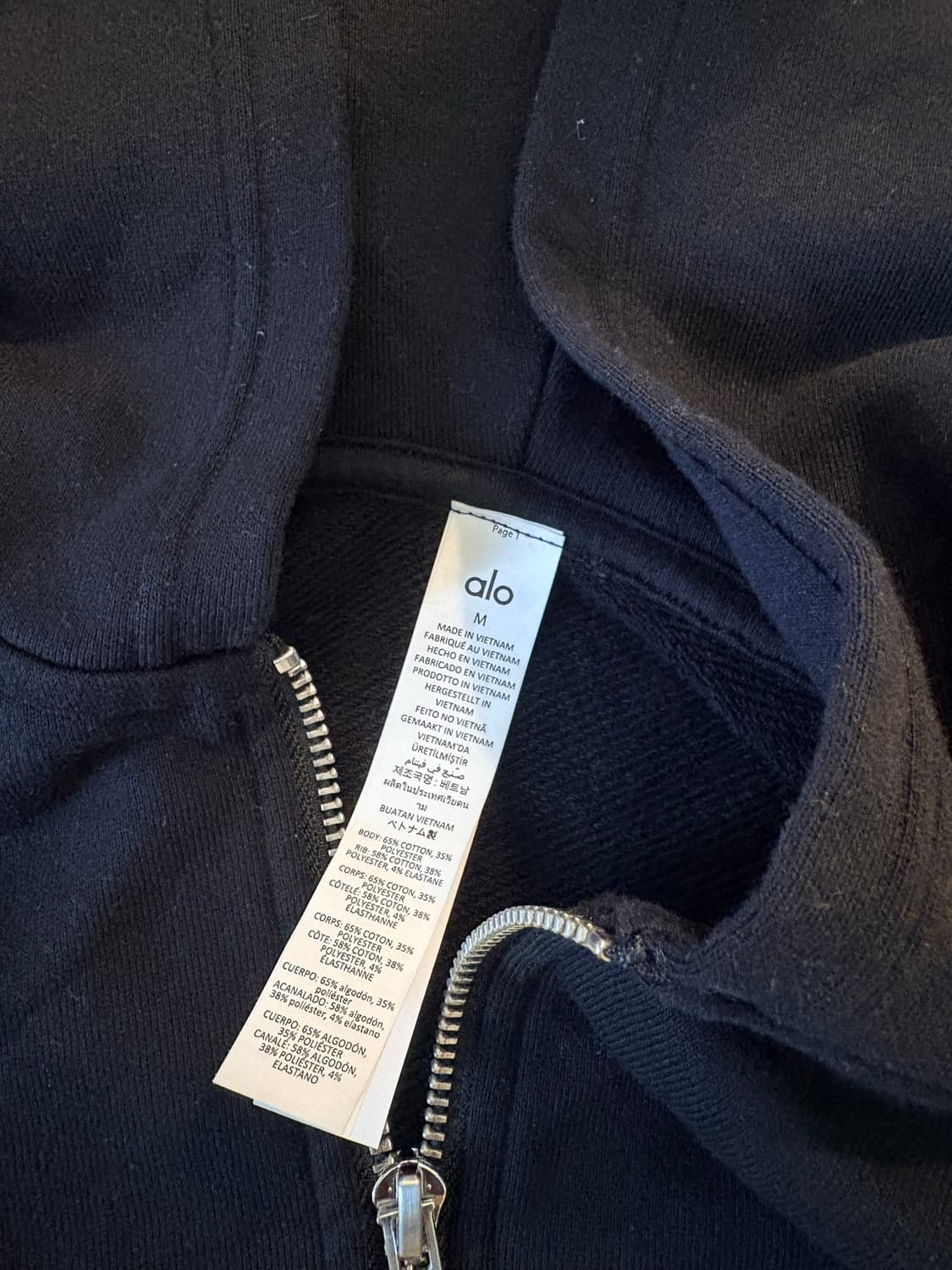 알로 요가 크롭 후드집업 m - sweet escape zip up ho 상품이미지7