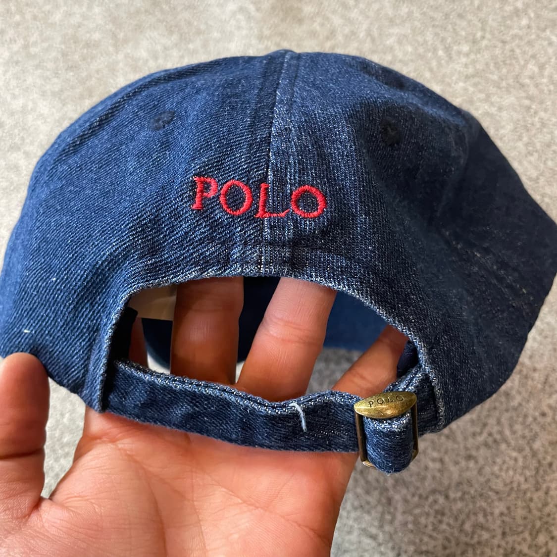 폴로 데님 볼캡 상품이미지2