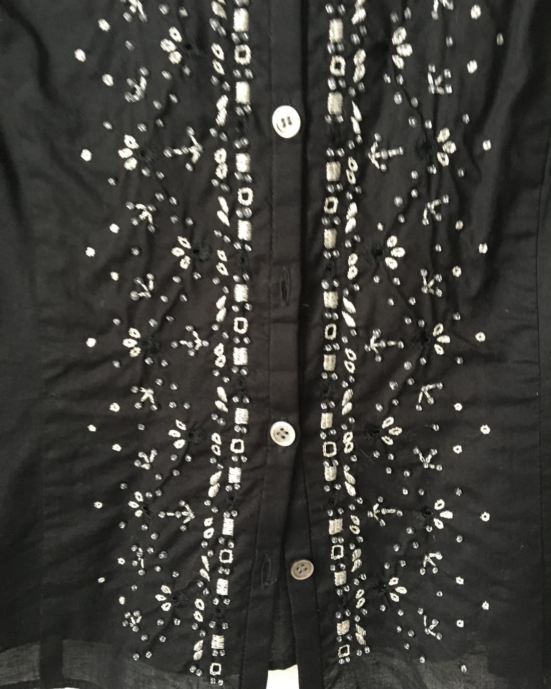 Cubic embroidery point high neck vest 상품이미지7