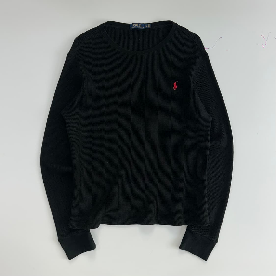 Polo 폴로 레드포니 블랙 와플 니트 상품이미지3