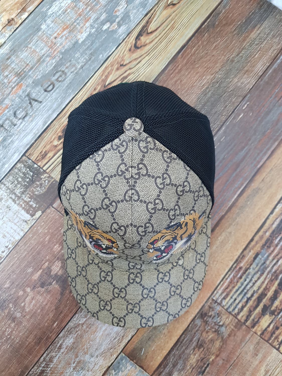 [m/58/정품] 구찌 GG 타이거 메쉬 볼캡 상품이미지1