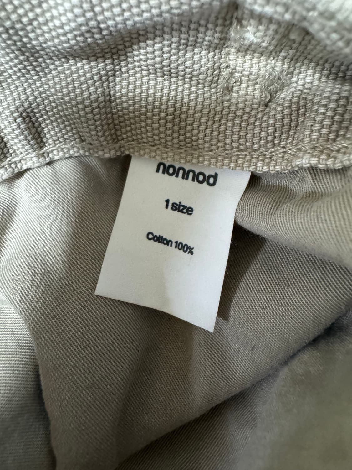 1)논노드 더블니 커버 팬츠 베이지 상품이미지4