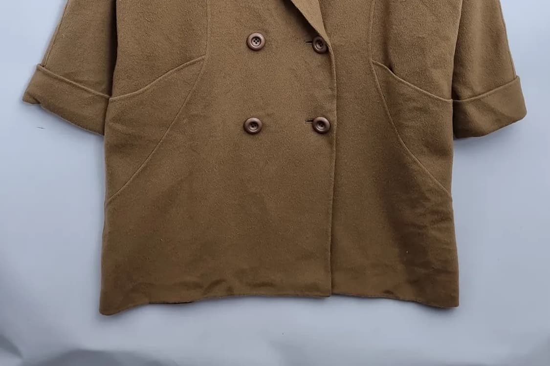 ELMOREA 카멜 울 캐시미어 코트  상품이미지4