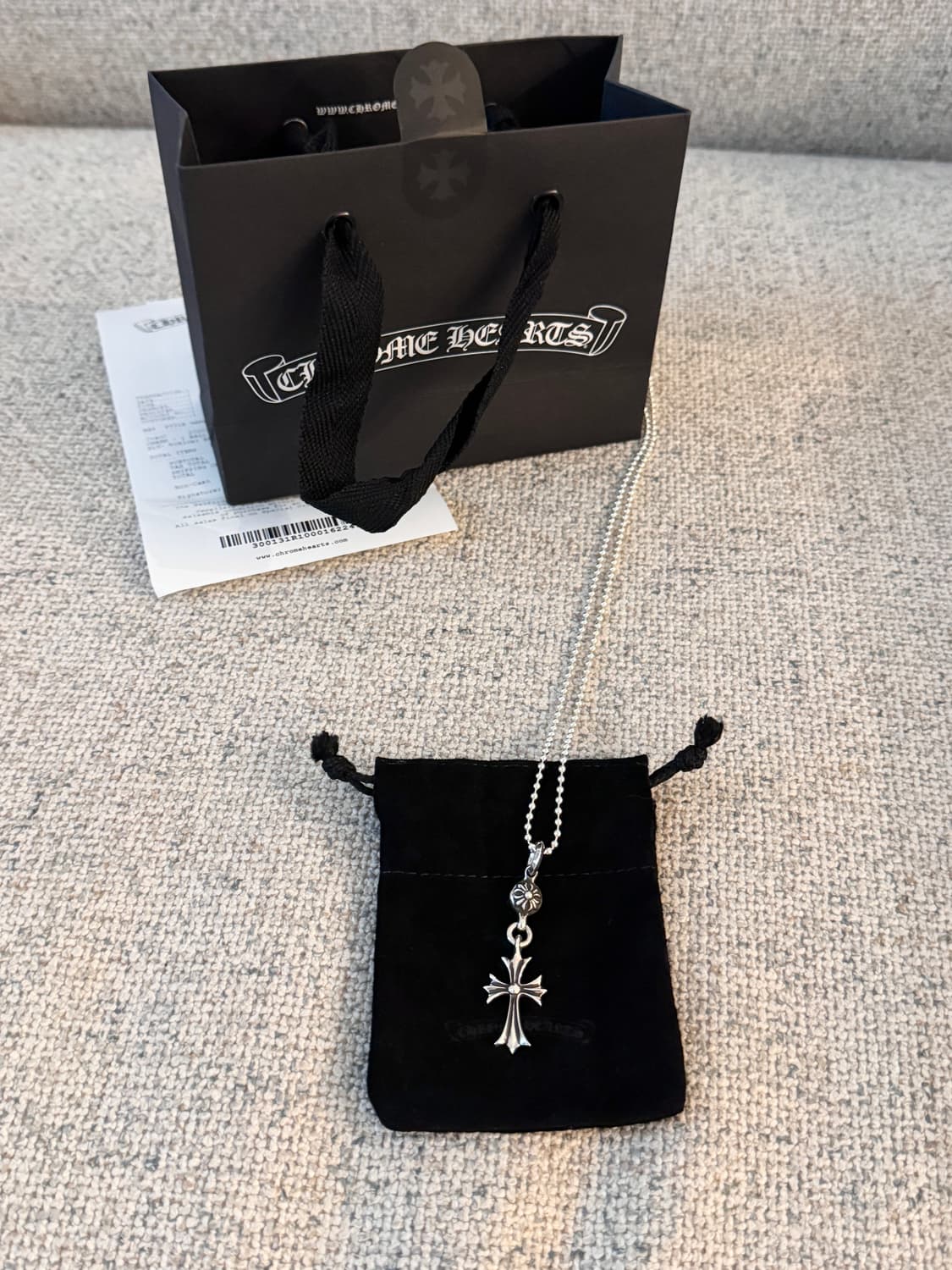크롬하츠 원 볼 타이니 크로스 펜던트 상품이미지3