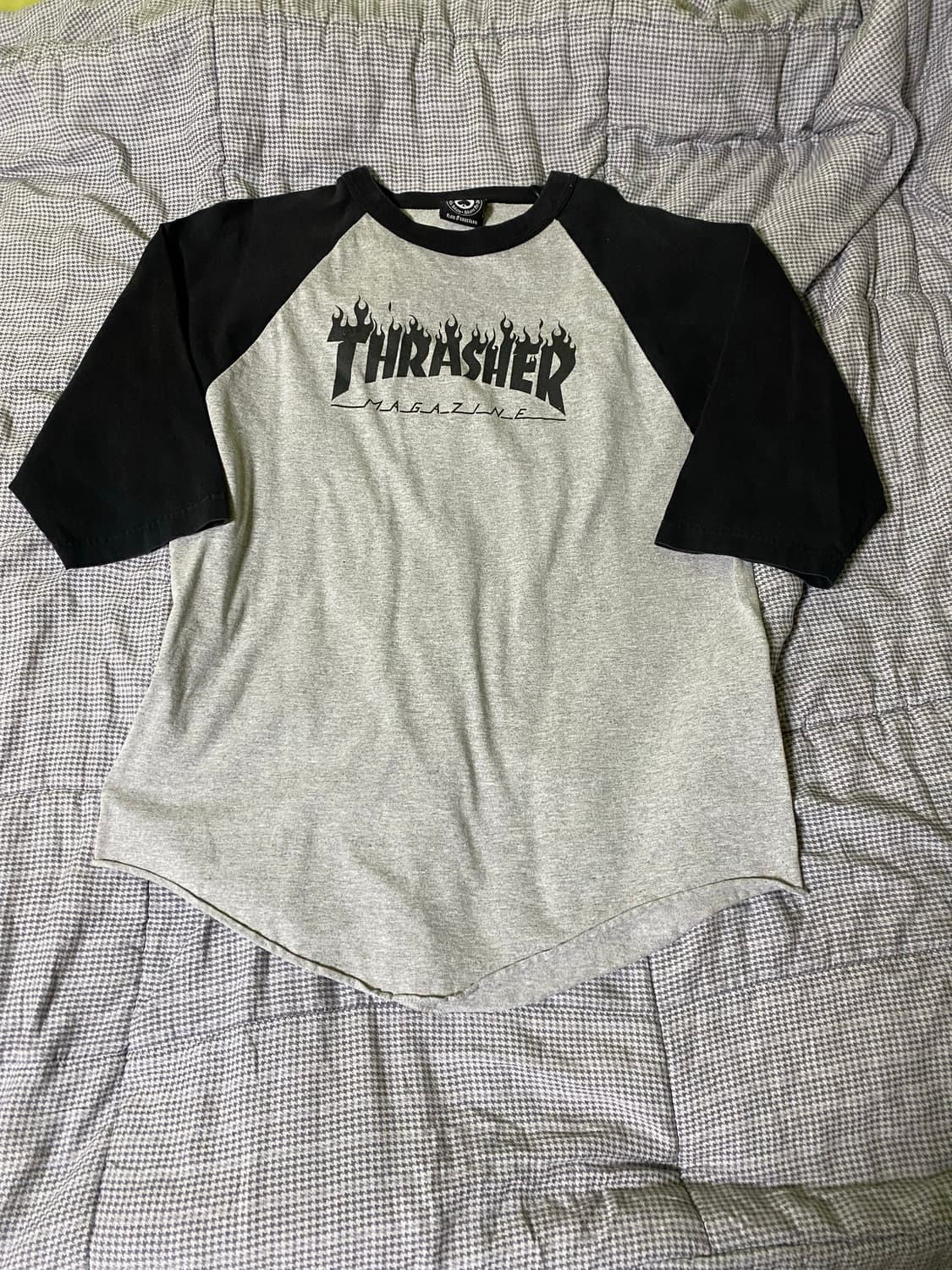 Thrasher 레글런 7부 티셔츠 상품이미지1
