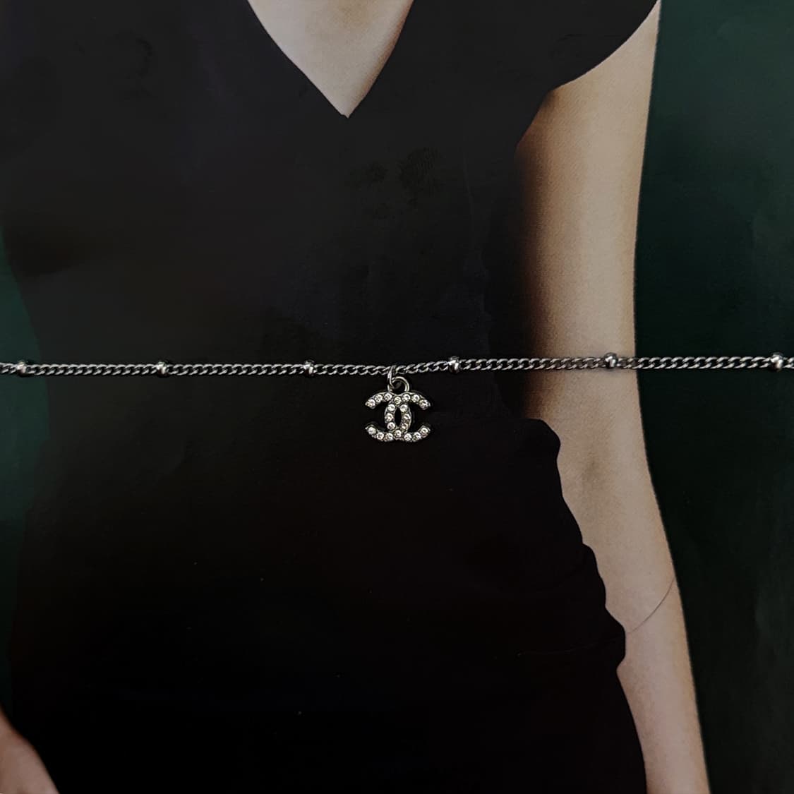 샤넬 쁘띠 크리스탈 CC 시그니처 볼 팔찌 상품이미지2