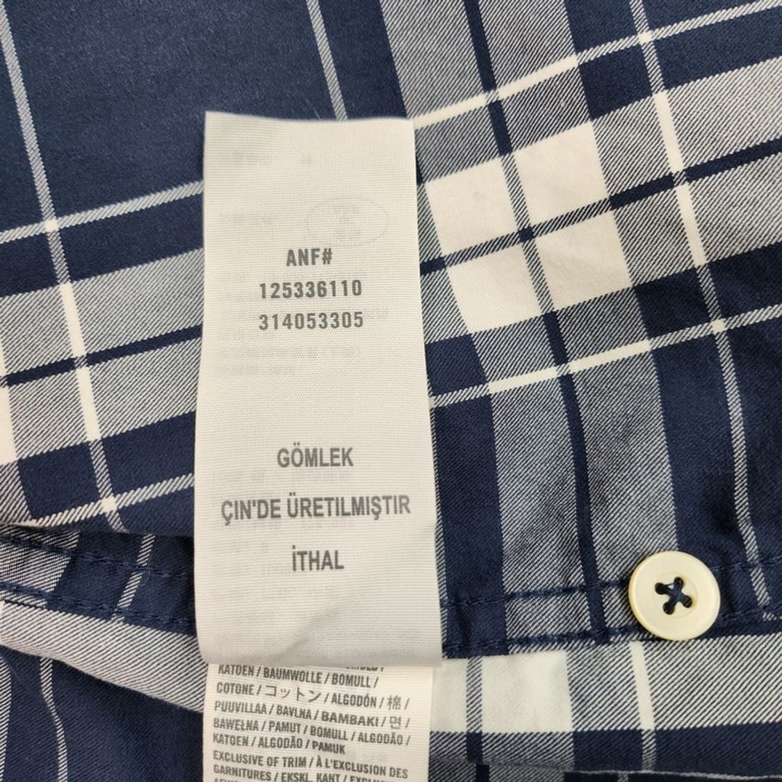 새상품 ABERCROMBIE & FITCH 체크 셔츠 Men S 상품이미지7