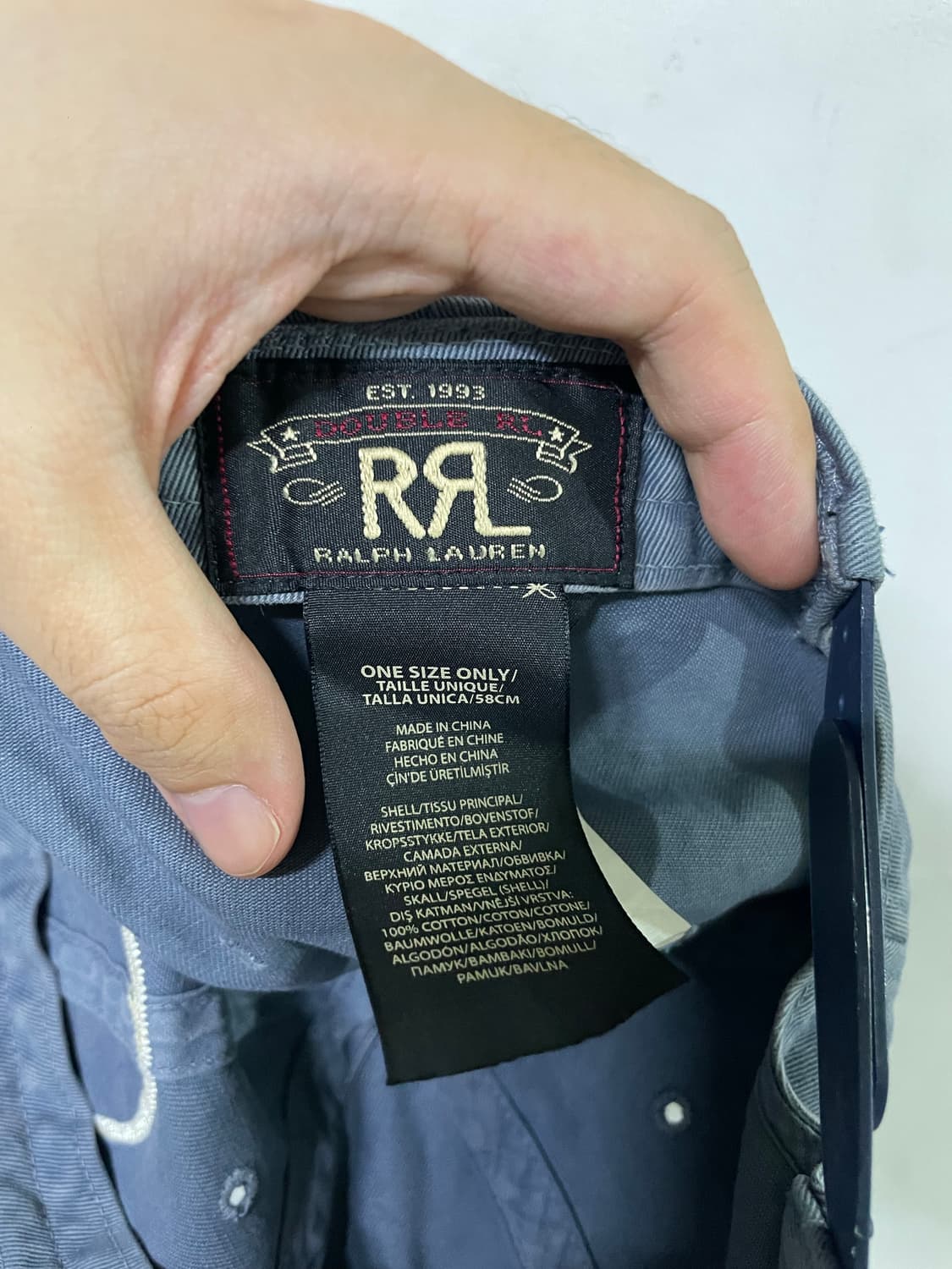 RRL 볼캡 모자 더블알엘 가먼트 다이드 볼캡 국내택 상품이미지9