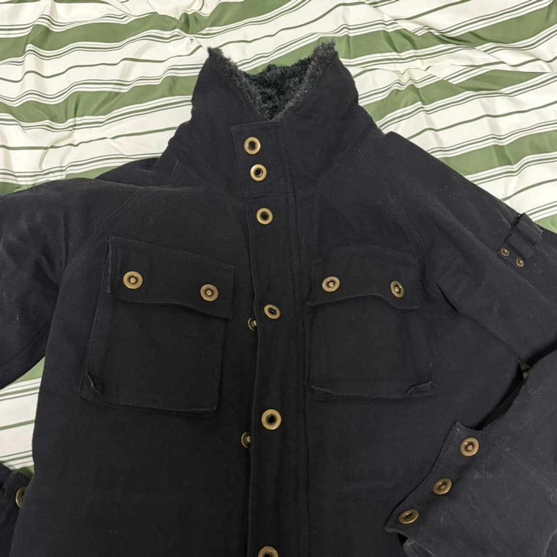 vinatge black fur jacker 상품이미지2