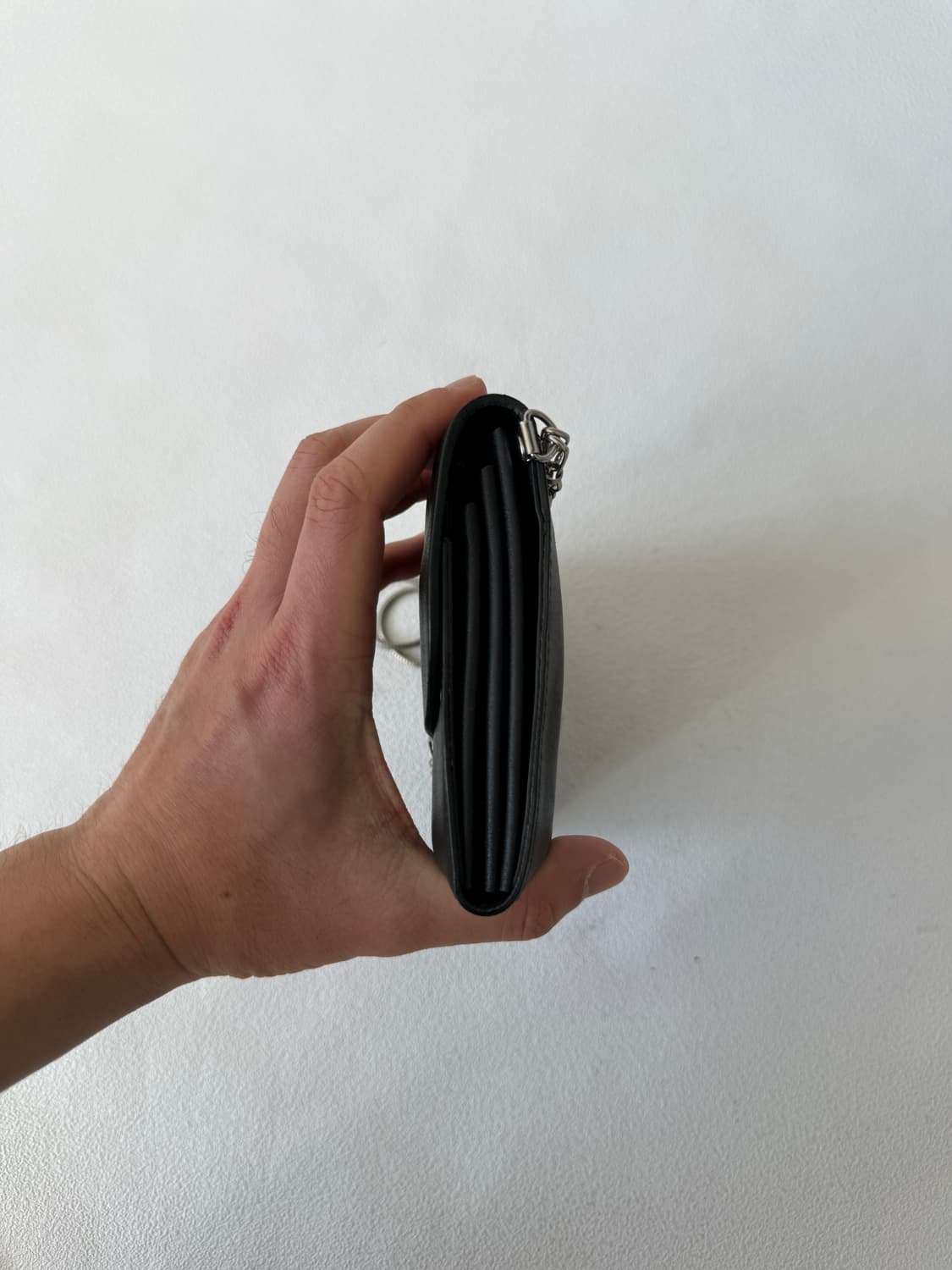 Pre owned 레더 워렛 숄더백 상품이미지6