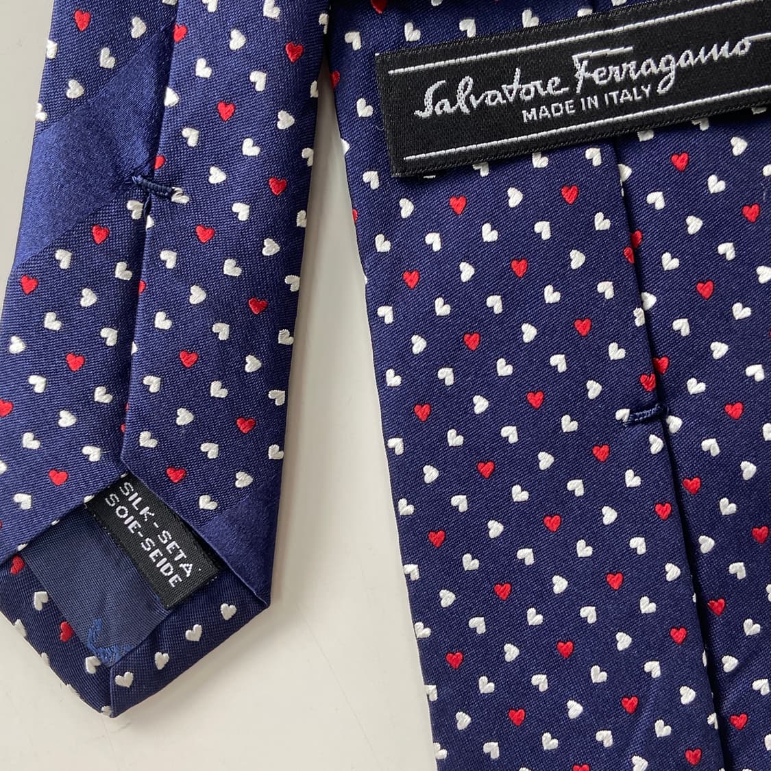 페레가모(Ferragamo) 명품 정품 넥타이 8.2cm 상품이미지5