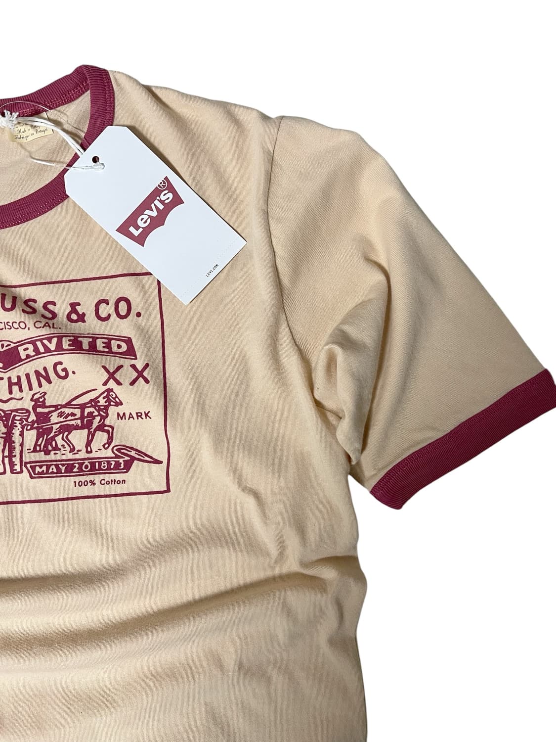 (새상품) 리바이스 L.V.C 한정판 웨스턴 반팔티M 상품이미지4