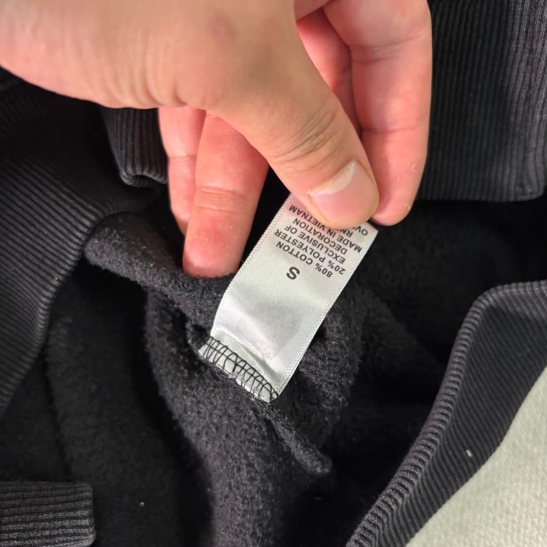 100 피오갓 에센셜 백로고 후드집업 상품이미지6