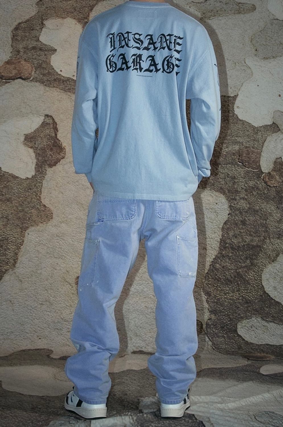 인세인개러지 타이거 롱슬리브 라이트블루 3사이즈 상품이미지2