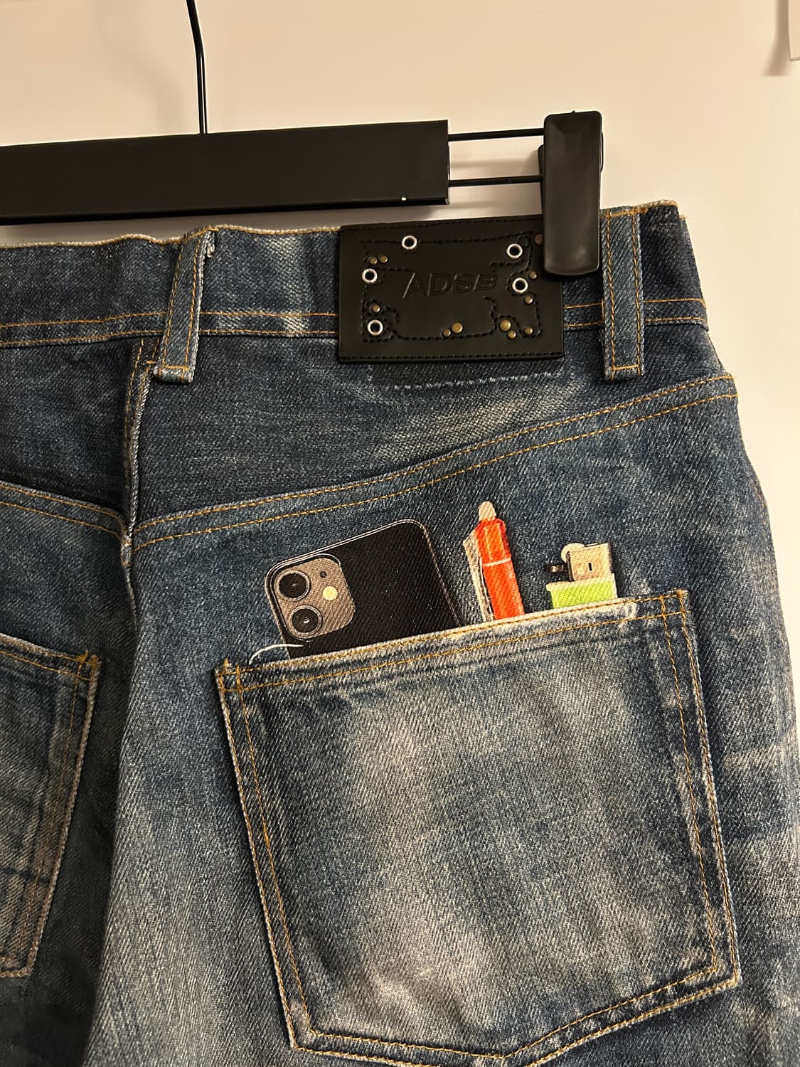 앤더슨벨 ANDERSSON BELL 트롱프뢰유 프린티드 데님 팬츠 상품이미지6