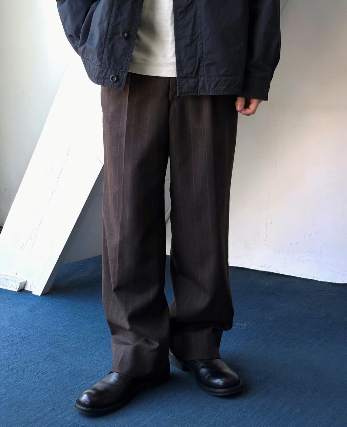 2 pleats wool patterned slacks 상품이미지8