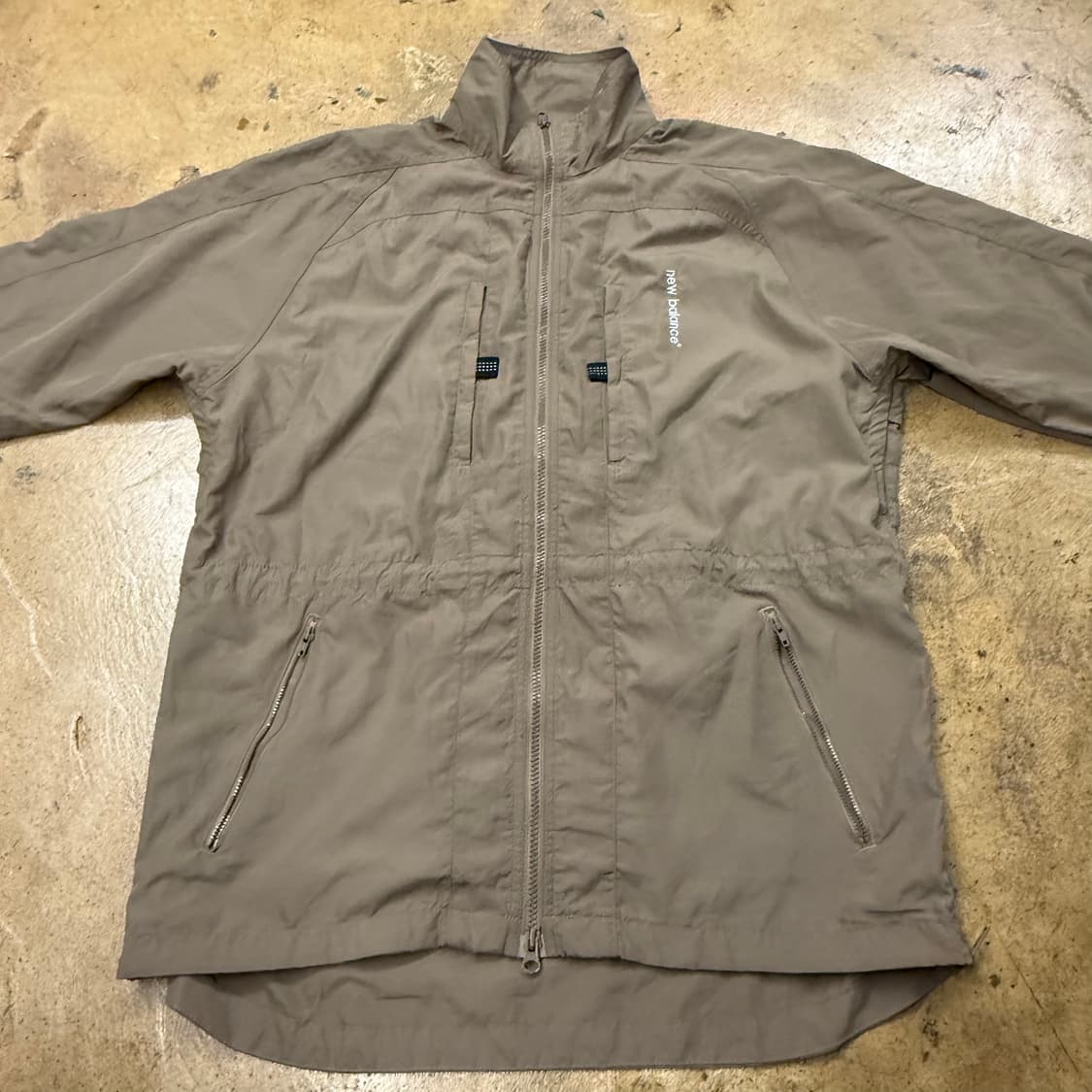 [정품/L] 뉴발란스 브라운 바람막이 자켓 b18 상품이미지3