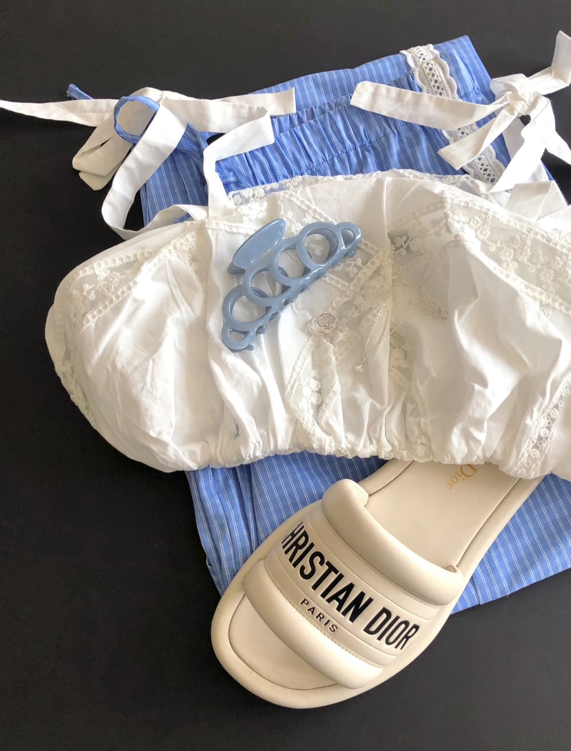 디올 에브리디 (Every-D) 슬리퍼 샌들 36사이즈 상품이미지10