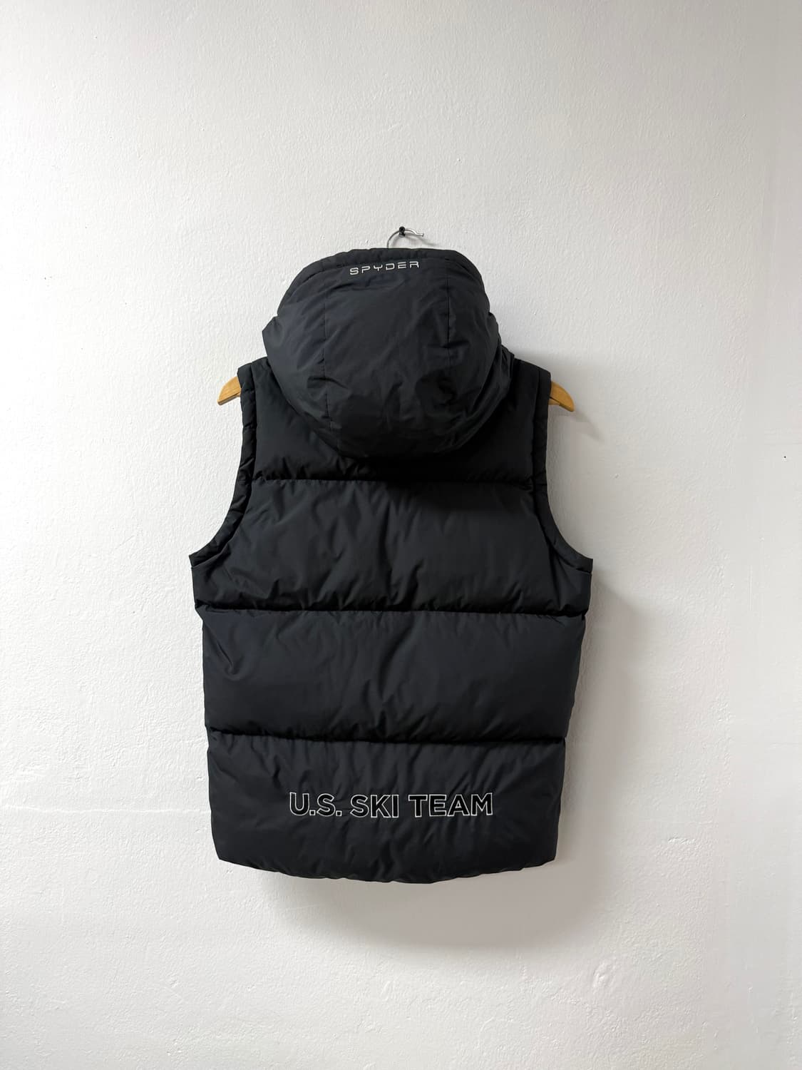 90 S사이즈 스파이더 스키팀 블랙 패딩조끼 상품이미지4