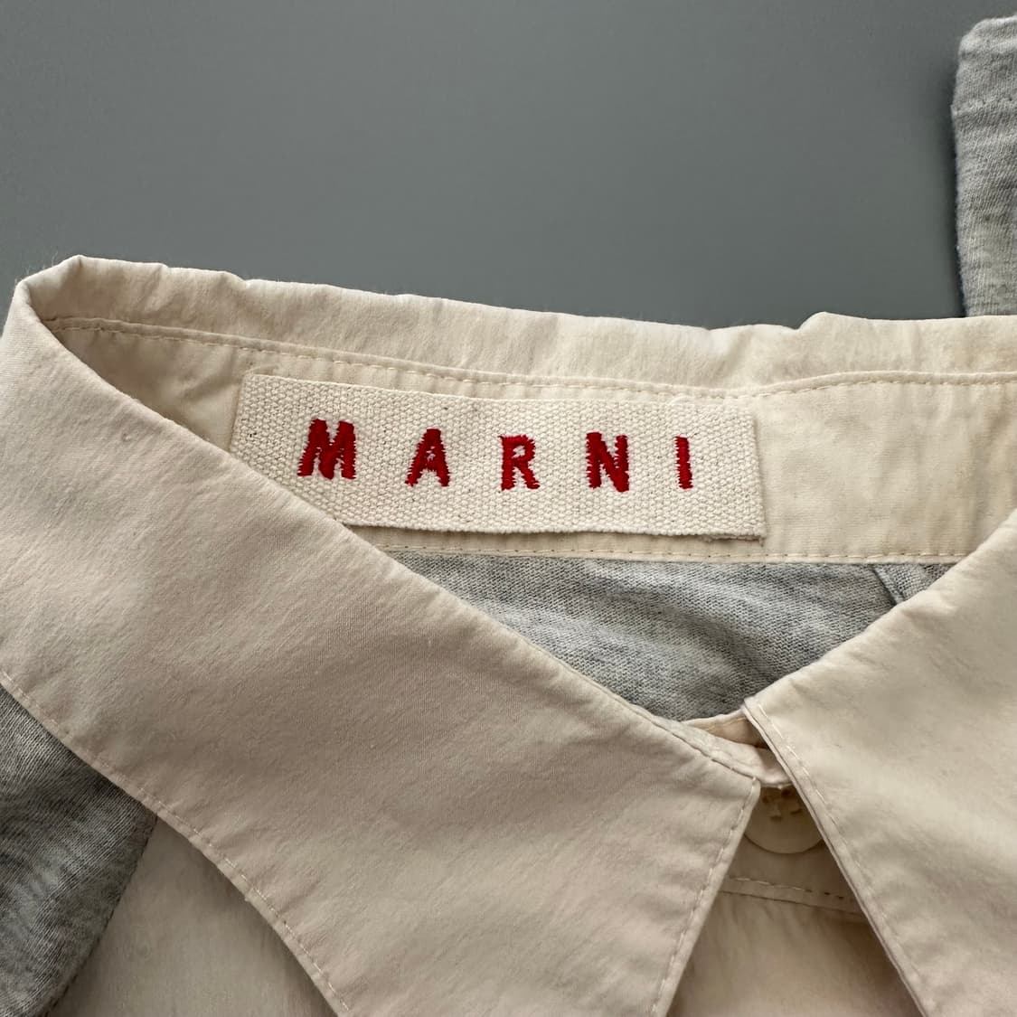 마르니 marni 투톤 반팔 셔츠 상품이미지6
