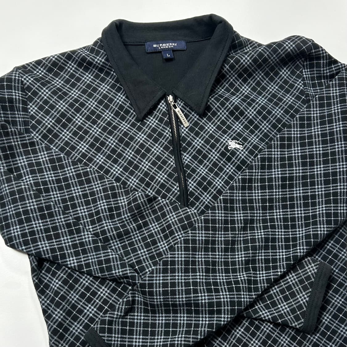버버리 burnerry 체크 집업 상품이미지1