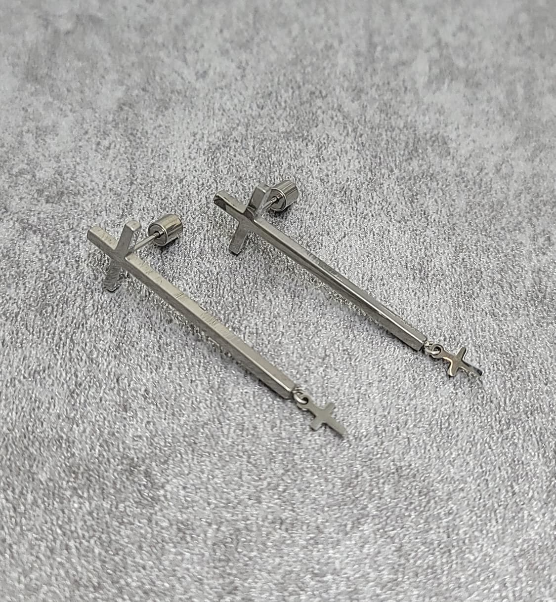 cross earrings 상품이미지6