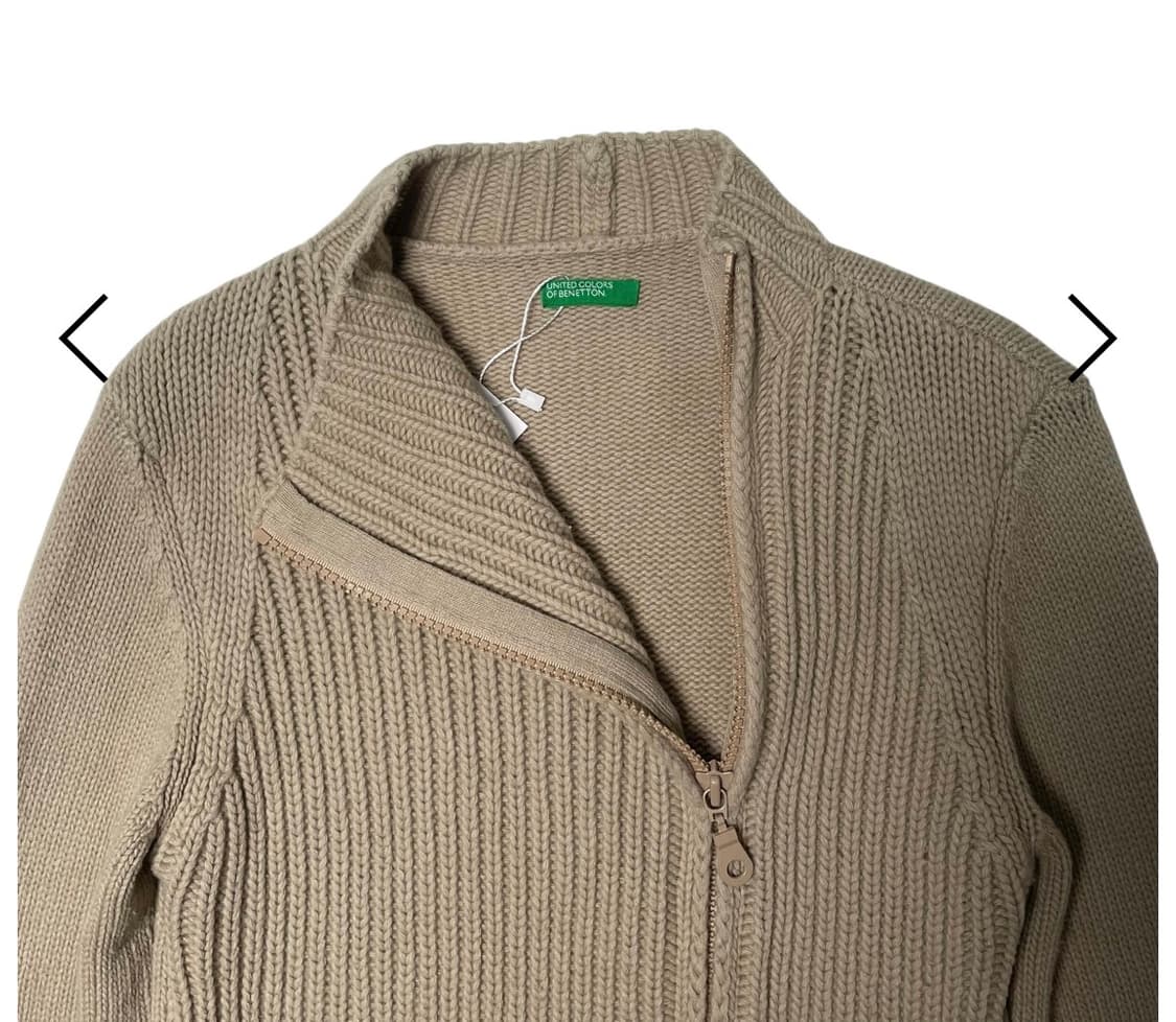 베네통 집업 니트 상품이미지5