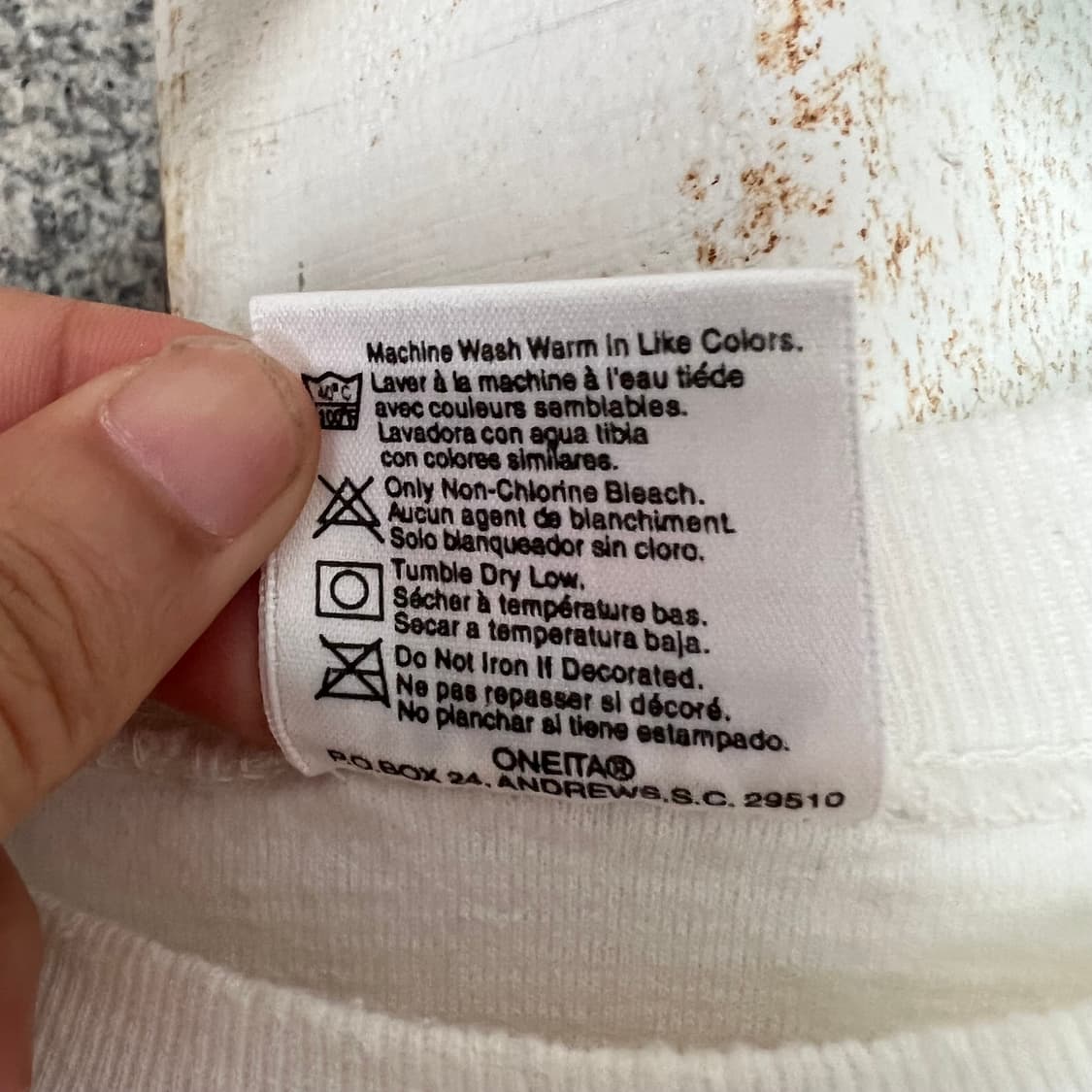 90’s ONEITA 샌프란시스코 차이나타운 티셔츠 상품이미지10