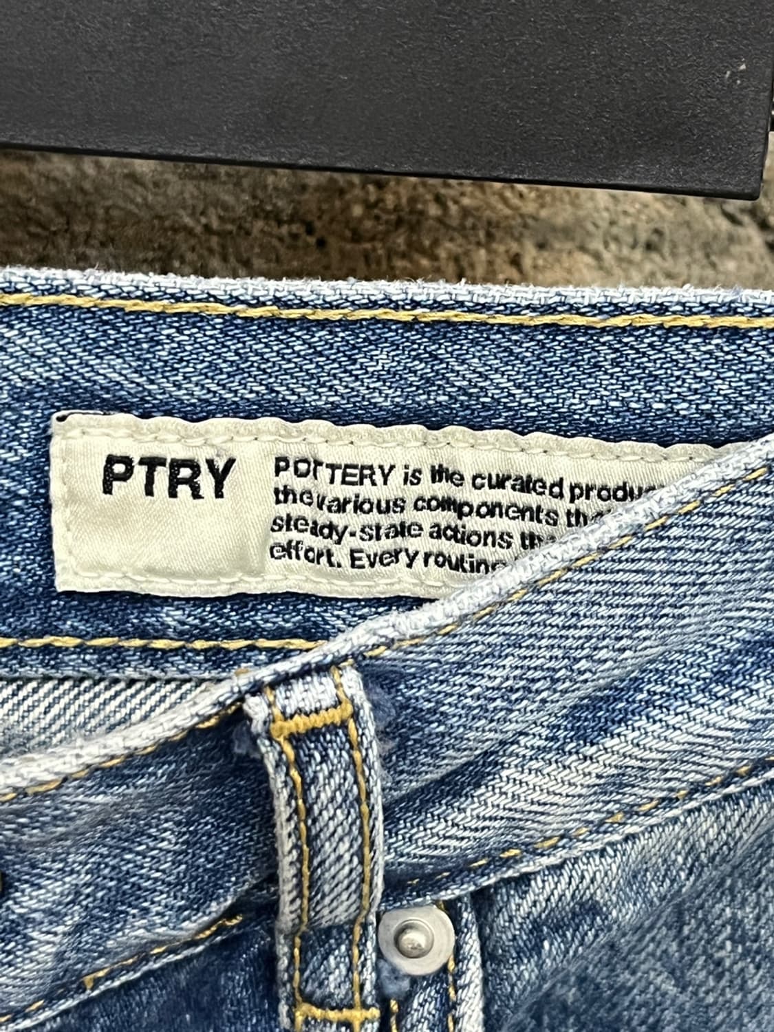 포터리 데님 팬츠 상품이미지3