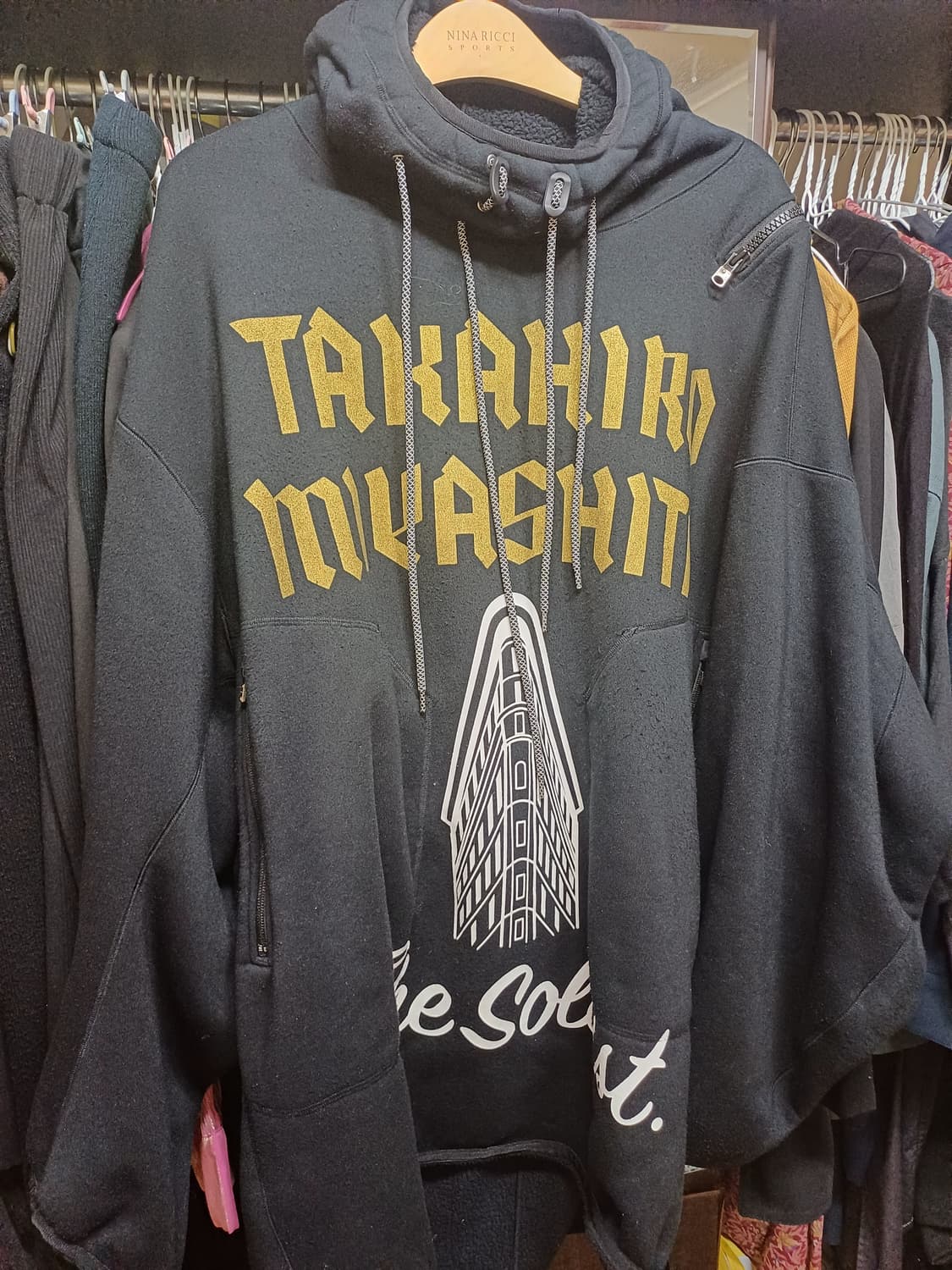 타카히로미야시타더솔로이스트 백지퍼후드 상품이미지1