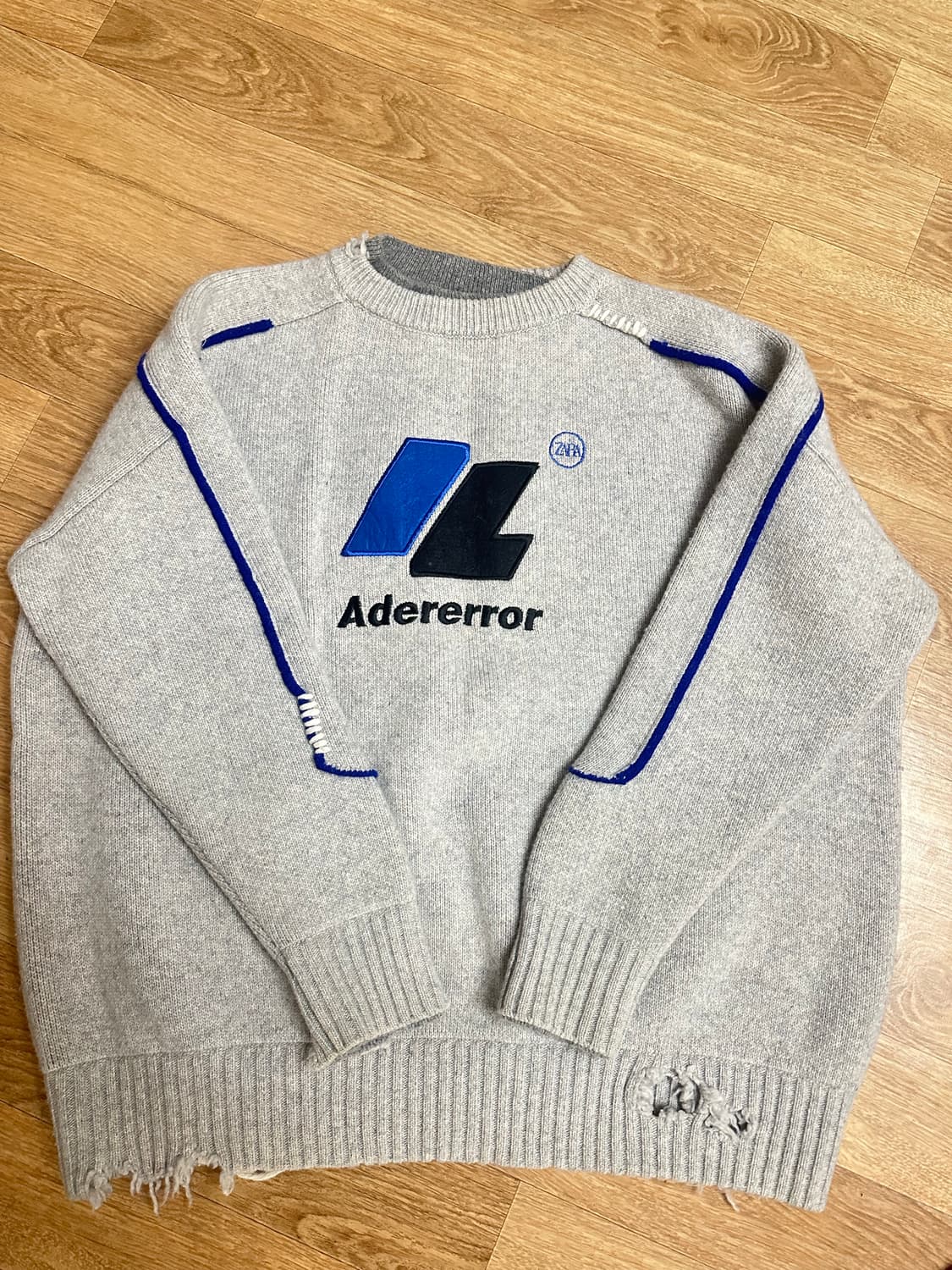 자라 아더에러 오버사이즈 스웨터 그레이 상품이미지1