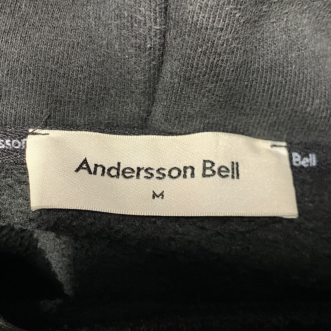 앤더슨벨 빅로고 기모 후드티 M 상품이미지2