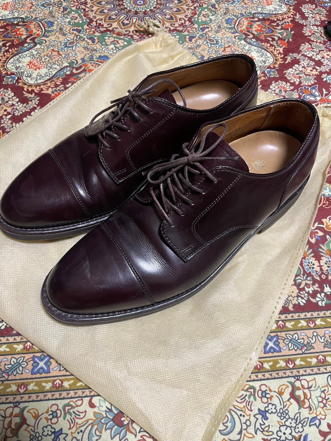 Alden 973R Calfskin Straight Tip Blucher 상품이미지1