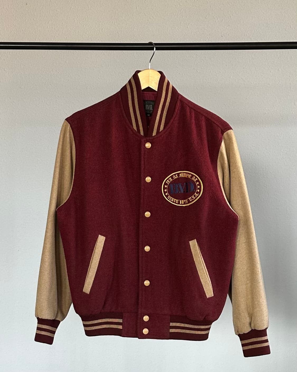 [M]B.V.D JPN 90s 울 바시티 자켓 상품이미지1