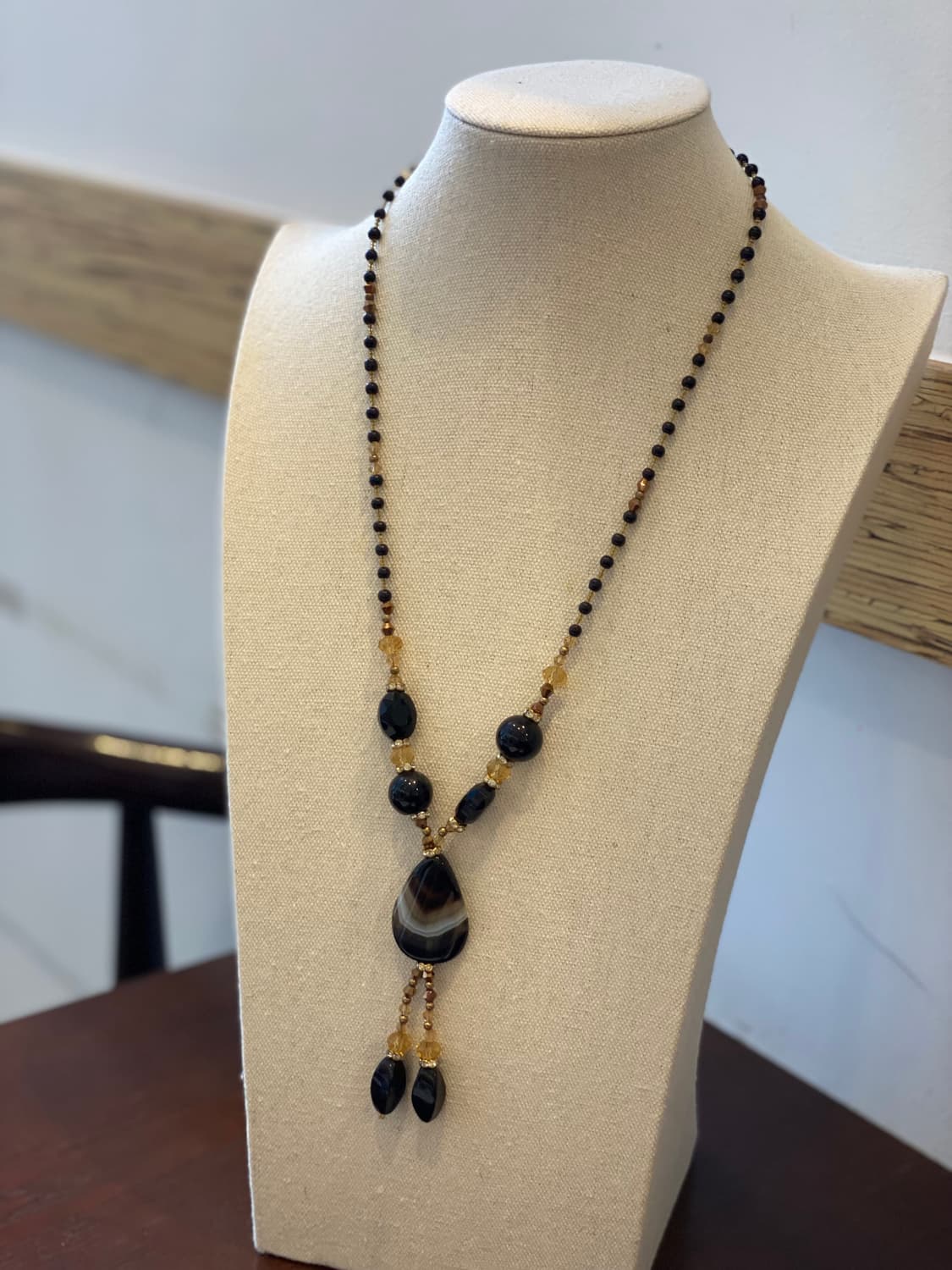 일본 수입 빈티지 아케이드 원석 목걸이 상품이미지8