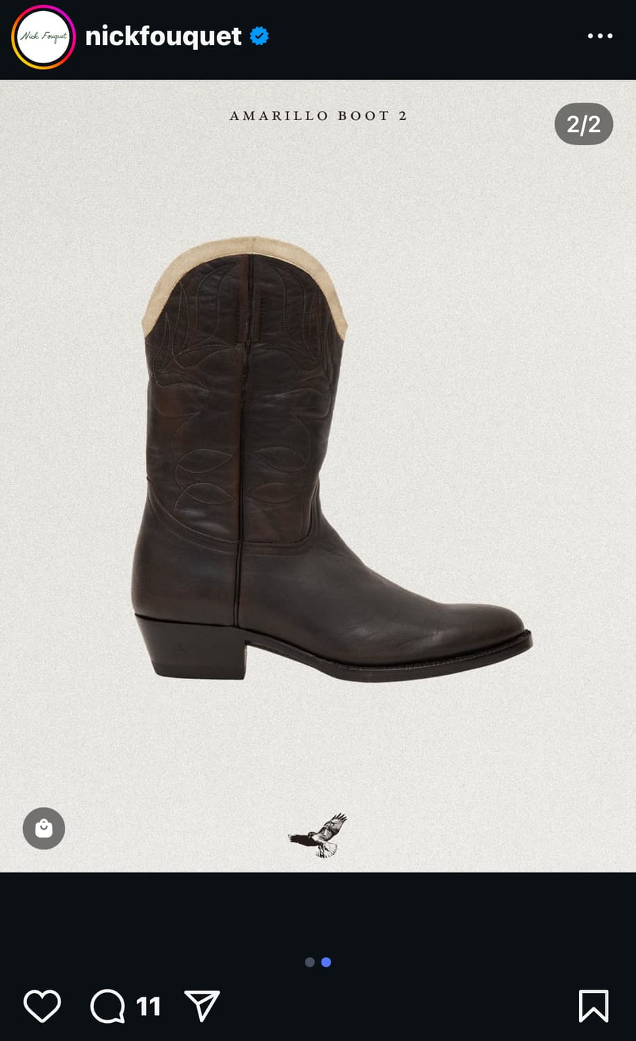 루체스 10d 웨스턴 부츠 핸드메이드 USA 닉푸케 토니라마 레드윙 상품이미지6