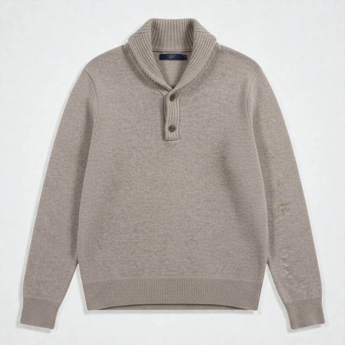 105)JCrew 제이크루 램스울 숄카라 니트 베이지 상품이미지1