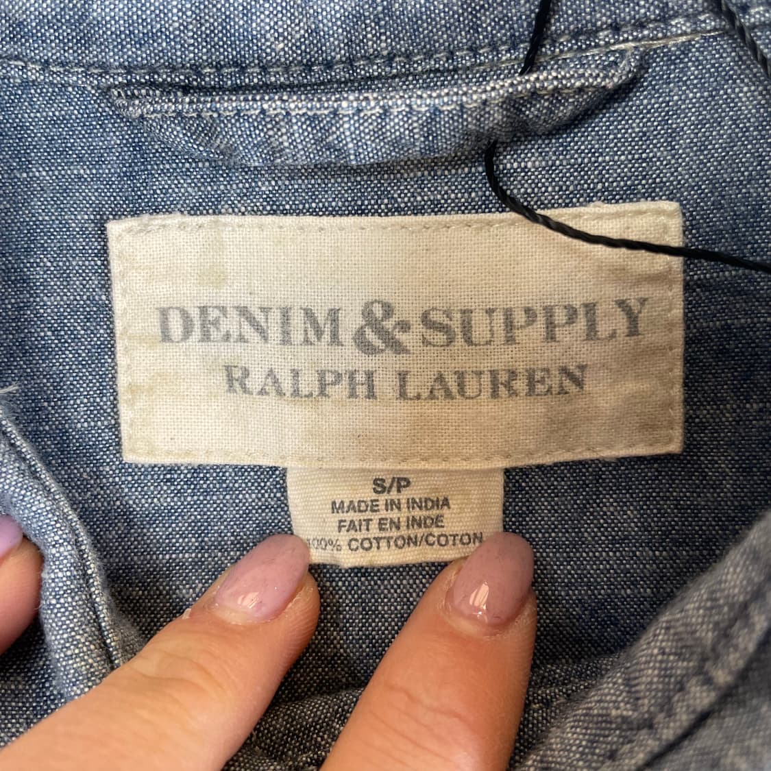 데님앤서플라이 투포켓 웨스턴 긴팔 셔츠 S 상품이미지8