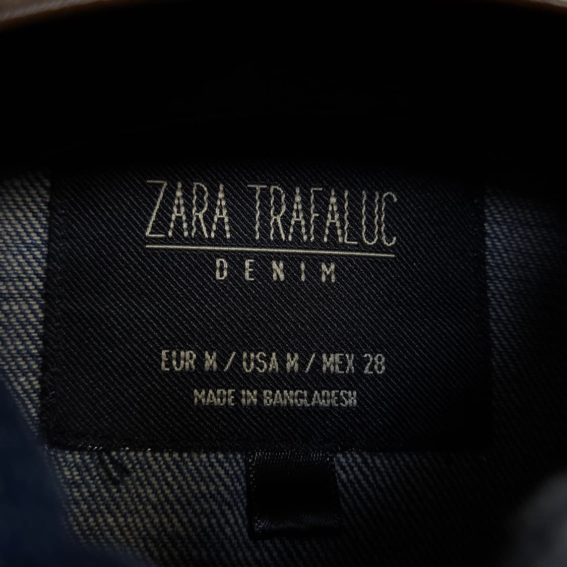 M ) 자라 여성 워싱 청자켓 상품이미지4